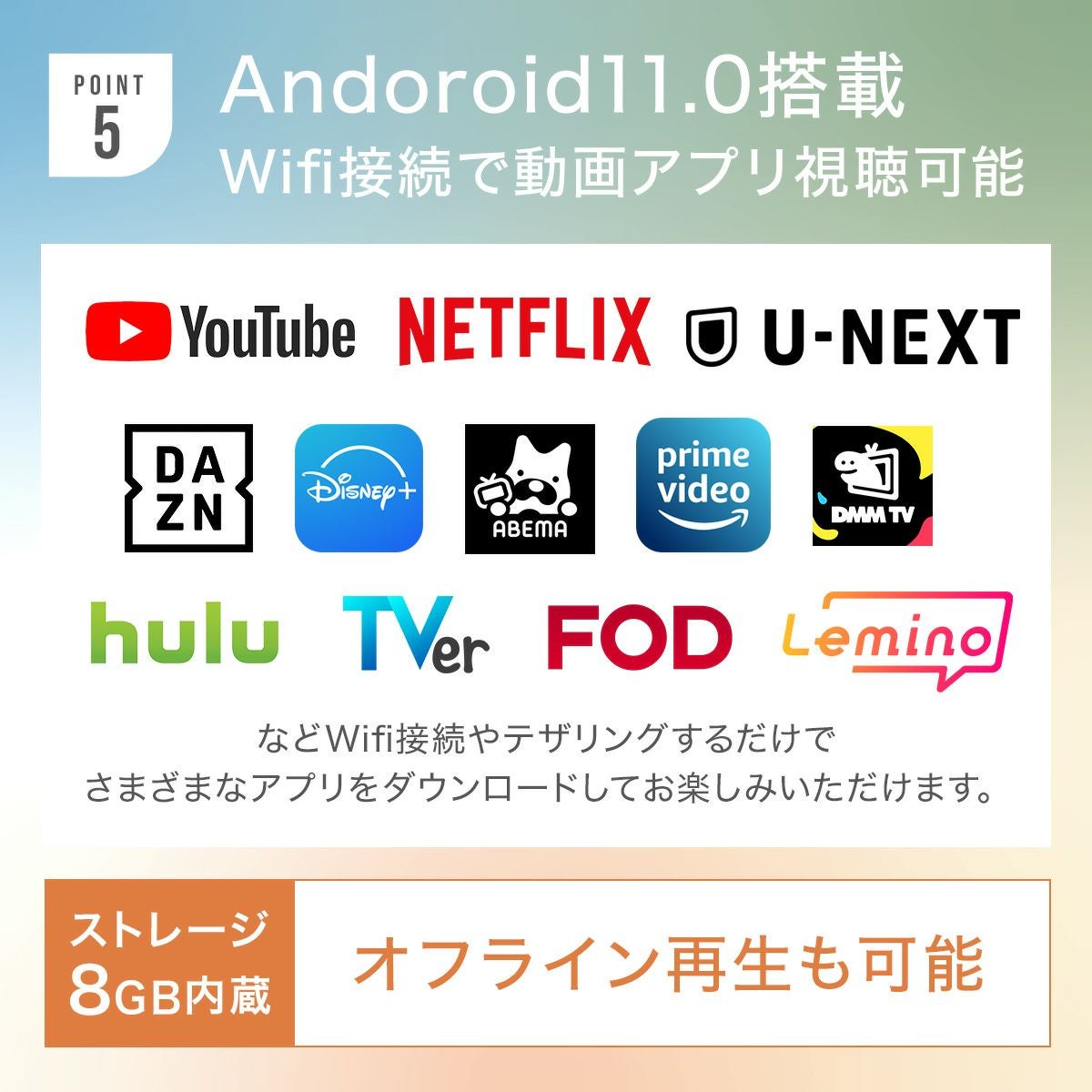 【2025年新登場】 プロジェクター ポータブル Luxmia 小型 家庭用 Android11 バッテリー内蔵 自動台形補正 Wifi ホームシアター Amazonプライム Netflix Amazon Prime YouTube FireTV Stick対応