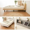 ベッド  機能性抜群 ベッドフレーム すのこ ヘッドボード すのこベッド コンセント 収納 収納付きベッド シングル セミダブル ダブル 高さ調整 高さ調節 北欧 ナチュラル グレー ホワイト ブラック ブラウン