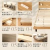 ベッド  機能性抜群 ベッドフレーム すのこ ヘッドボード すのこベッド コンセント 収納 収納付きベッド シングル セミダブル ダブル 高さ調整 高さ調節 北欧 ナチュラル グレー ホワイト ブラック ブラウン